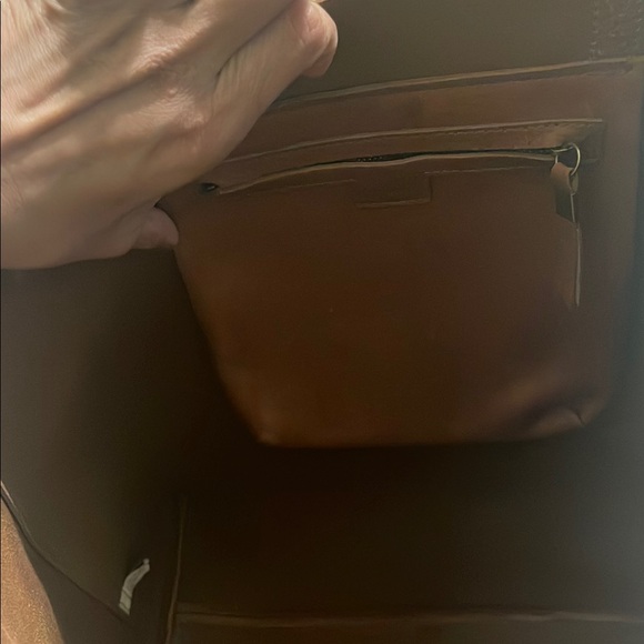 Madewell Brown Leather Tote Bag - Picture 5 of 8